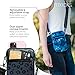 FITKICKS Crossovers Active Sport Lifestyle Crossbody Sport Water-Resistant Casual Bag Sling Purse - Nocturnal