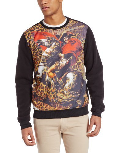Southpole Men's Sublimation Crew Neck Fleece Sweater