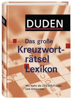 Hardcover Duden. Das große Kreuzworträtsel Lexikon [German] Book