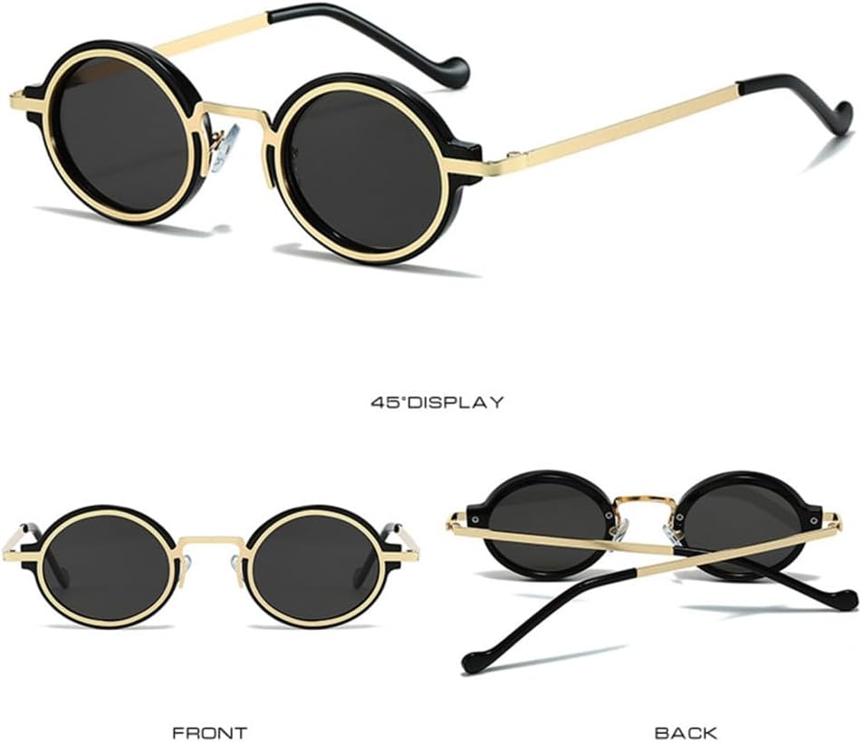 Small Oval Women Gradient Sunglasses Punk Men Shades UV400 Sun Glasses