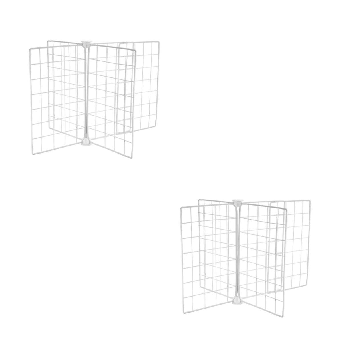 ifundom 2 Piezas Divisor de Refrigerador de Hierro, Rejilla Ajustable