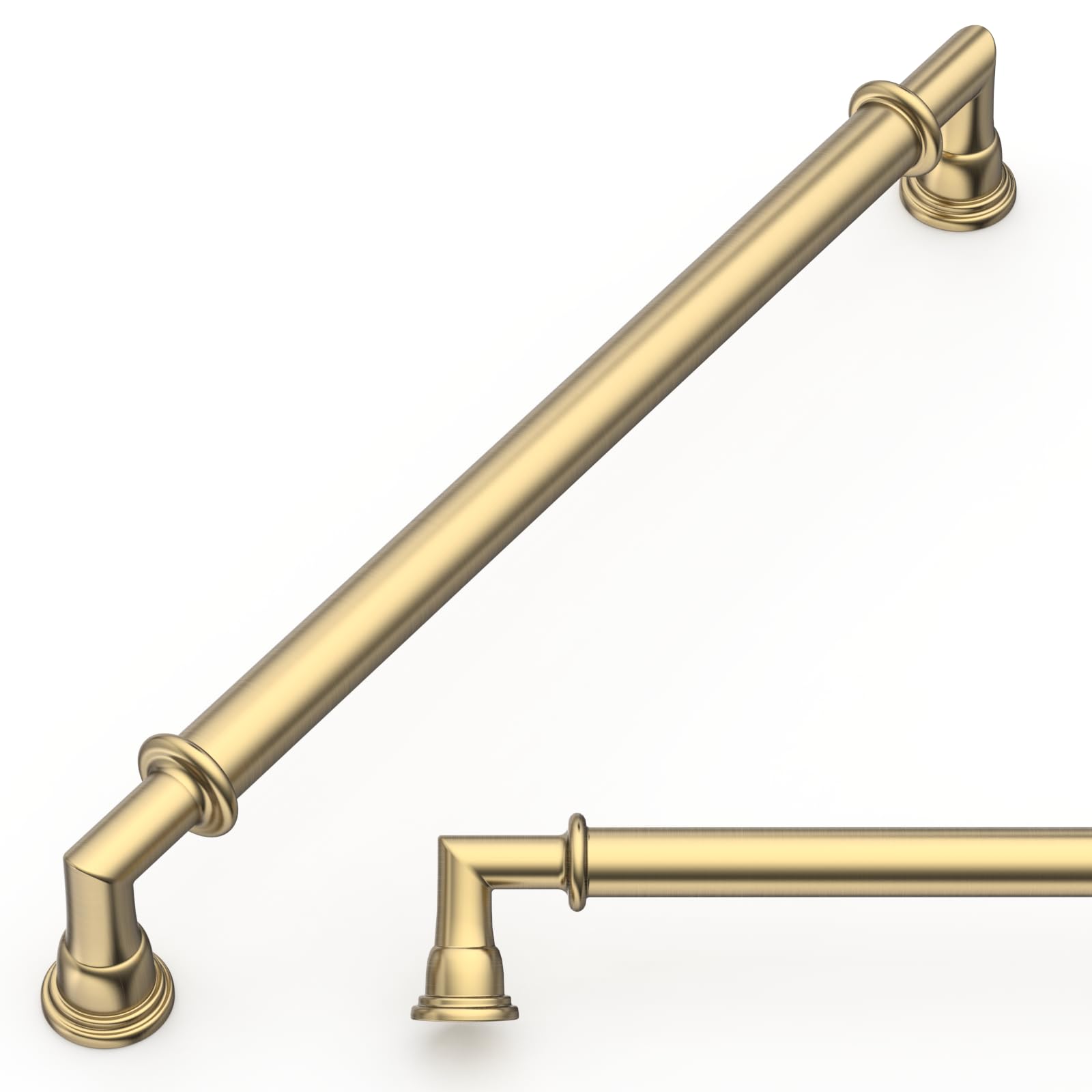 Amerdeco 10 Pack Champagne Bronze Cabinet Pulls 7.5 Inch 192mm Zinc Alloy — image 1