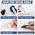 4 Pack Drywall Repair Kit, Wall Spackle Repair, Wall Mending Agent, Drywall Hole Fill Quick and Easy Solution, Wall Patch Repair Kit with Scraper and Sandpaper(4 x 100g)