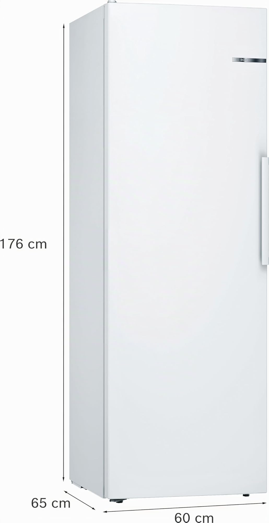 Bosch KSV33VWEP Réfrigérateur pose-libre VitaFresh Série 4 - 324 litres - 176 x 60 cm - Blanc