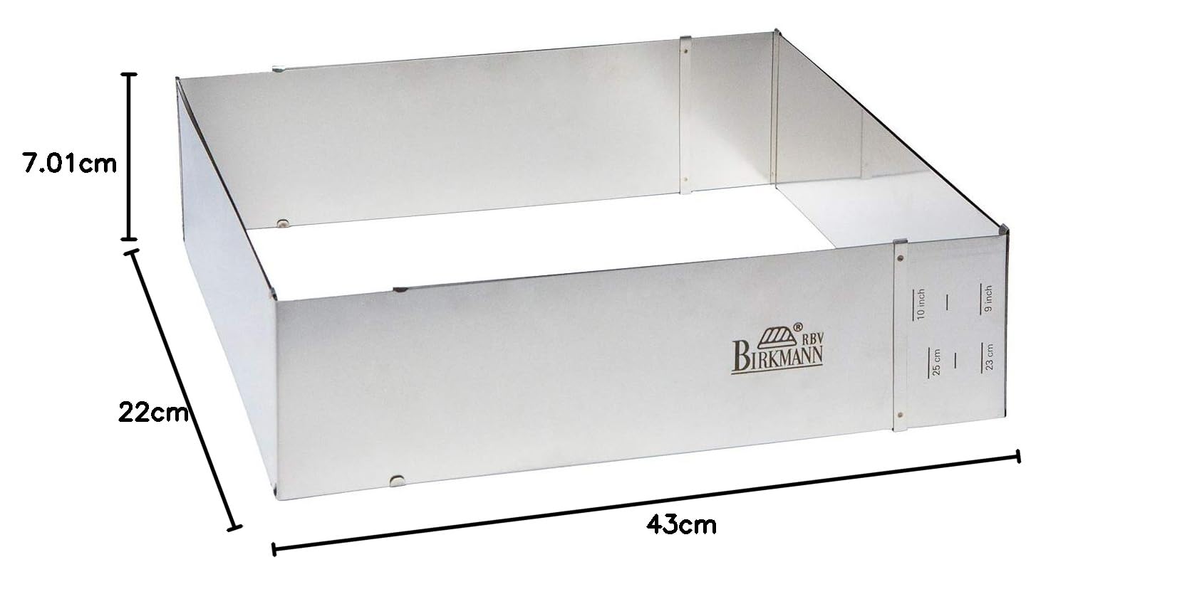 RBV Birkmann Molde Ajustable, Color Plateado