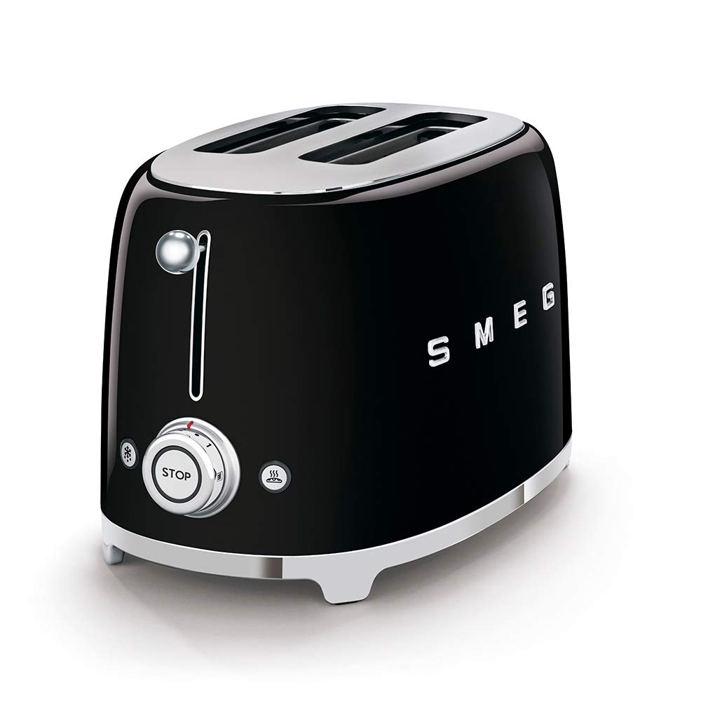 SMEG 2-Slice Toaster & 1.7-Liter Kettle in Black product thumbnail 5
