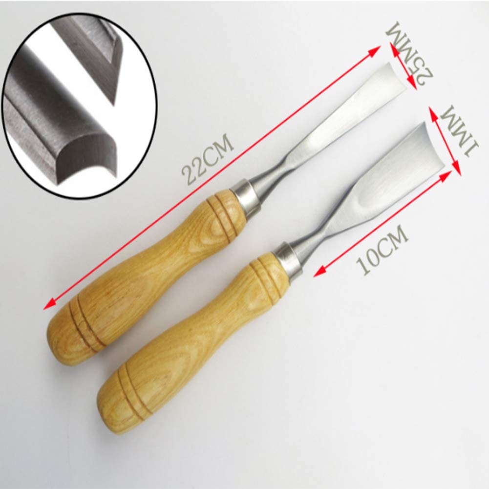 Zestaw 12 dłut do drewna, zestaw dłut do obróbki drewna z drewnianym pudełkiem do przechowywania do grawerowania na rzeźbie w drewnie DIY Wood Craft