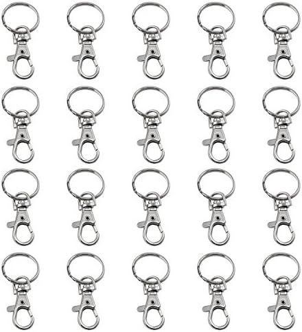 TRIXES Small Gun Metal Lobster Detachable Swivel Clasps X20 NEW Keyring Clasps - Foto 14