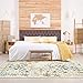 Persian-Rugs Luxe Weavers Rug 6495 – Distressed Floral Area Rug
