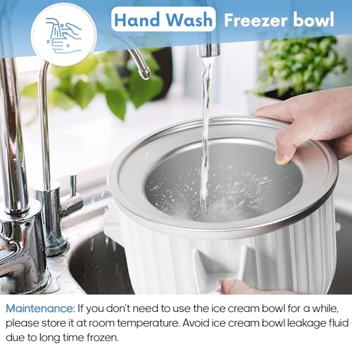 image for COFUN Ice Cream Maker Attachment for KitchenAid Stand Mixers | 2 Quart