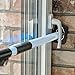 Produktbild ALLEGRA Sicherungsstange für die Fenstersicherung und Türsicherung, Einbruchschutz für Fenster und Türen (1,6m - 2,9m, Weiß)