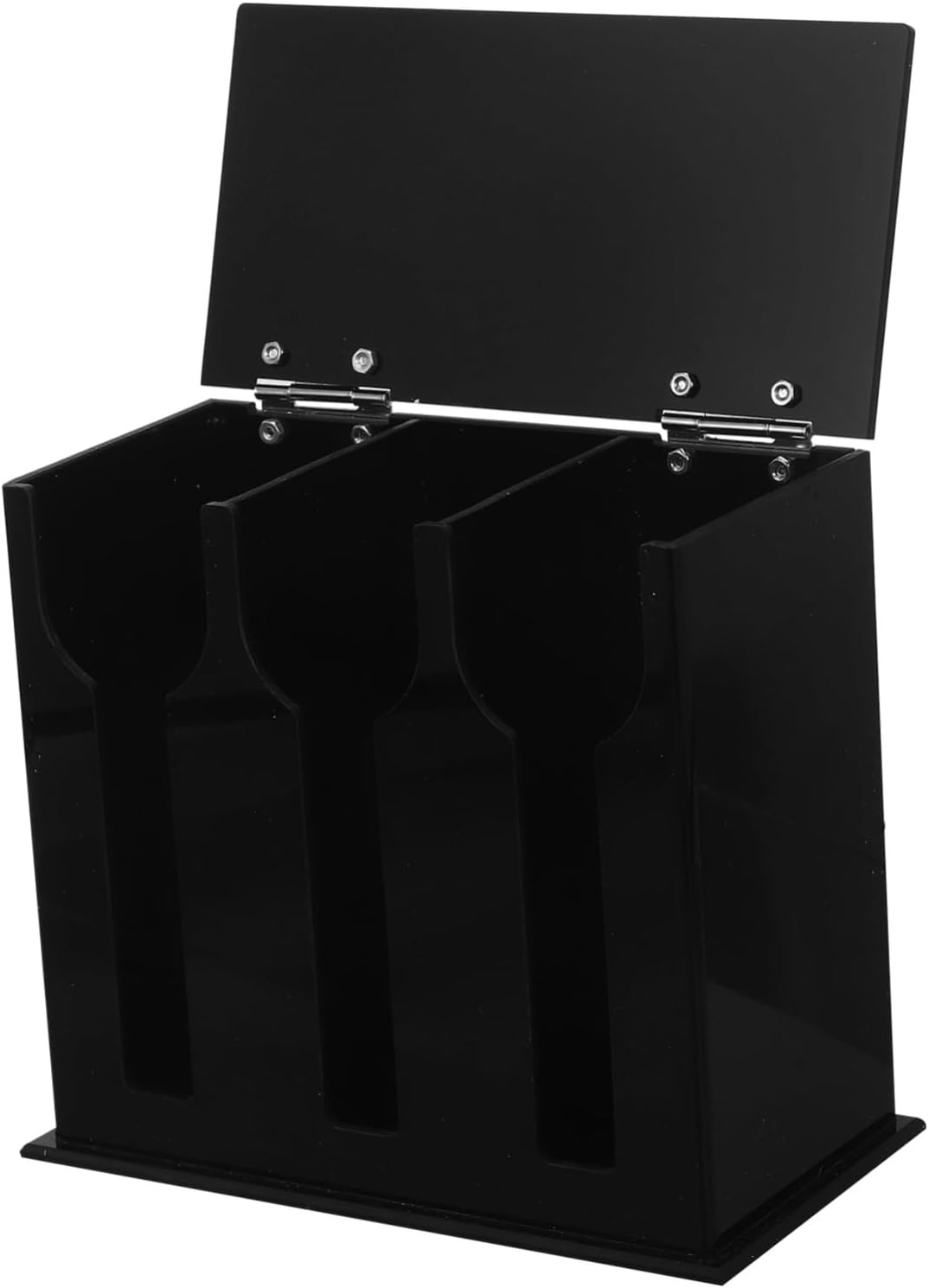 Acrylic Spoon Dispenser Utensil Holder for Kitchen and Dining Table Scratch-resistant and Easy to Clean for Organizing Cutlery and Tableware Storage