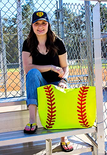 Bolso tote de lona Cocomo Soul para softball | Regalo para mamá de equipo de softball miniatura 4