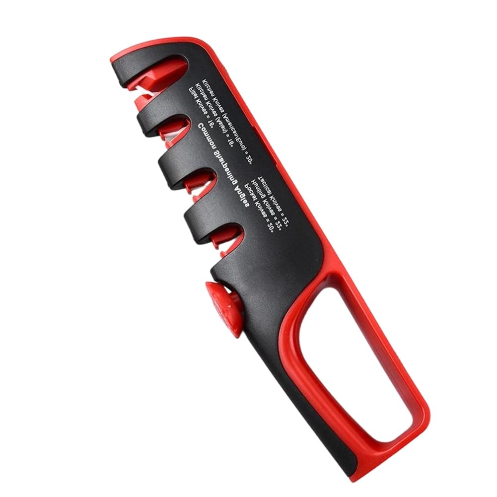 Hndhbfgrt Professional Grinding Tool 4in1 Knife Sharpener with Adjustable Angle for Kitchen Knives& Scissors