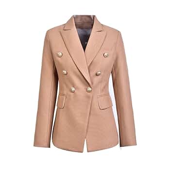 Amazon.com: European Slim Fitness Metal Gold Button Jacket
