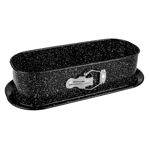 KARL HAUSMANN Brotbackform Oval - 34,5x15,5 cm - Backform für Brot aus Kohlenstoffstahl - brotbackformen mit Antihaftbeschichtung - brotformen zum backen - Springform - Bread Pan - brotform Oval