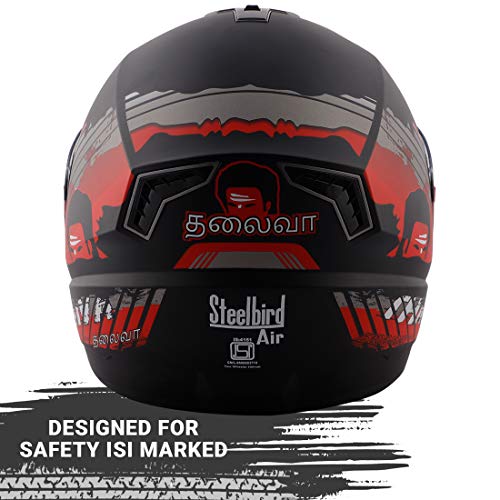 Image of Steelbird SBA-1 Thalaiva Full Face ISI Certified Helmet
