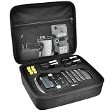 PAIYULE Case Compatible with DYMO Label Maker LabelManager 160/280 Portable Label Maker, Tag Printer Storage Organizer for AC Adapter, Tape Cartirdges and More Accessories(Box Only) Black