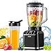 GDOR Professional Standmixer 1200W Smoothie Maker 5 Programme Mixer Smoothie Maker 1,5L Glasbehälter&700ml To-Go Becher Kombi Blender für Smoothies Shake Eiscrushen und Gefrorenes Obst Selbstreinigend