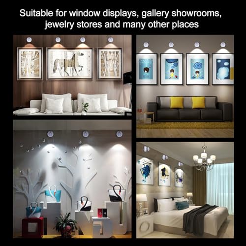 Éclairage de vitrine à LED HUIOP avec télécommande et luminosité réglable - 8