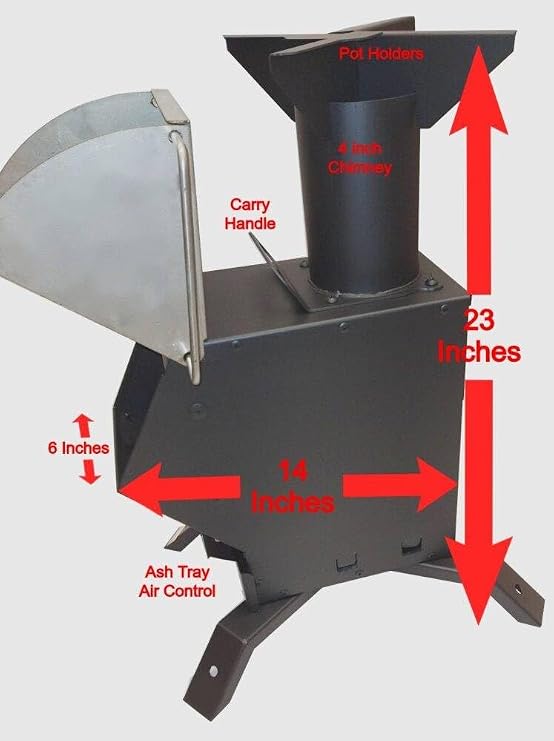 50BMG Bullet Proof Rocket Stove (50BMG)