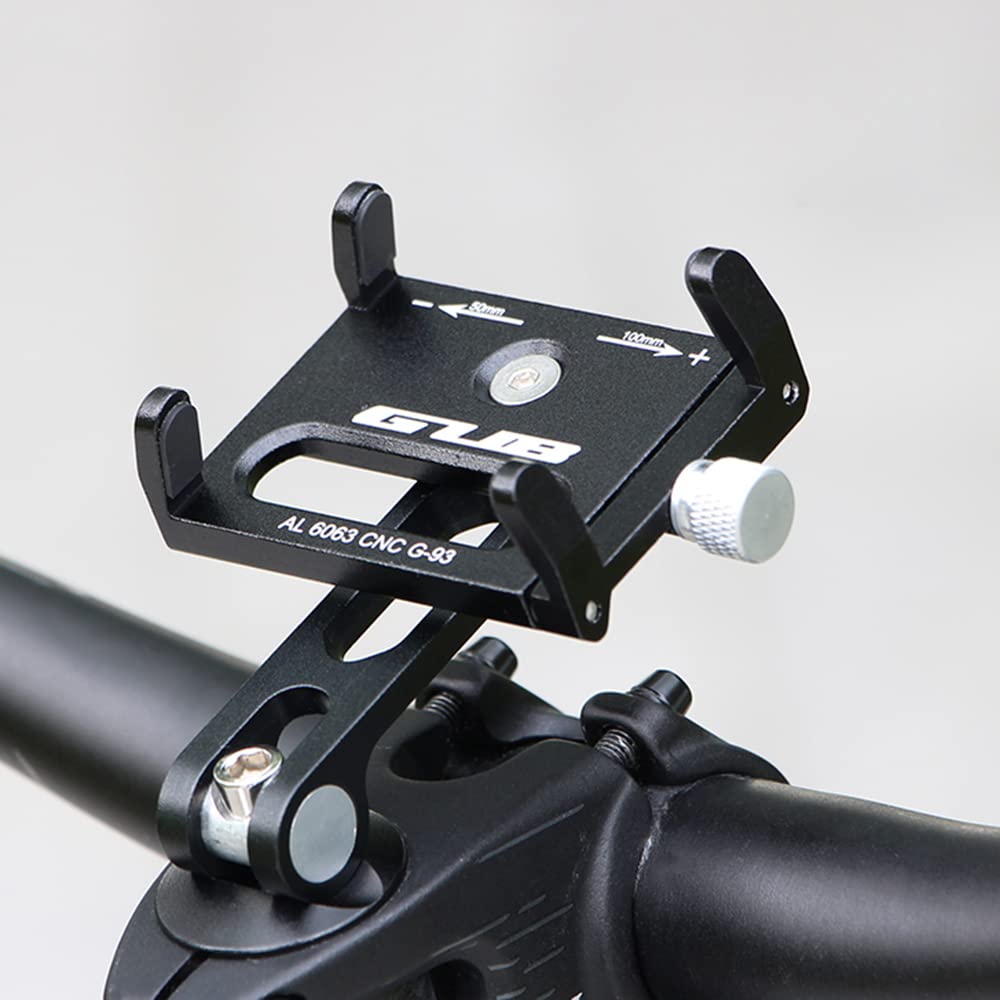 Soporte Universal para Teléfono Móvil de Bicicleta y Moto - Ajustable 3,7-7,2 Pulgadas, Aluminio, para Mountain Bike