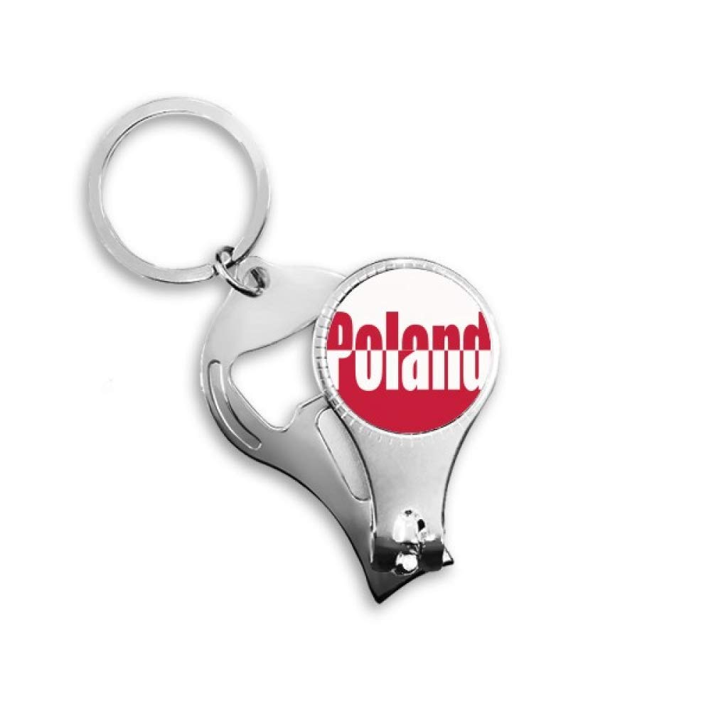 Porte-clés avec décapsuleur Pologne souvenir ouvre-bouteille original
