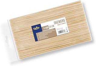 200 Bamboo Skewers Diameter 2.5 mm 20 cm