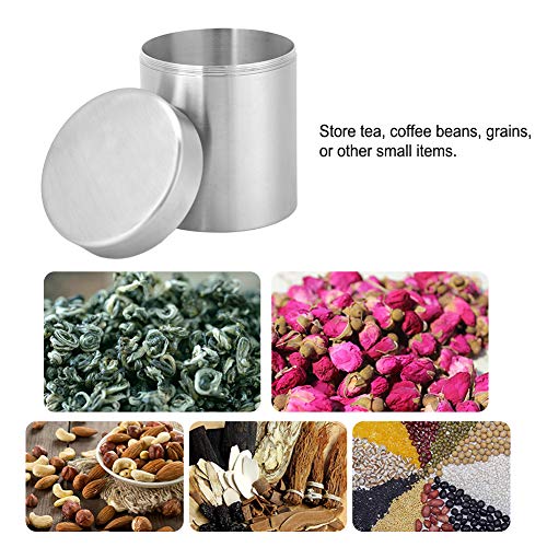 Nicoone Lattina da tè, in acciaio inox, da 400 ml, per tè, caffè, zucchero - immagine 3