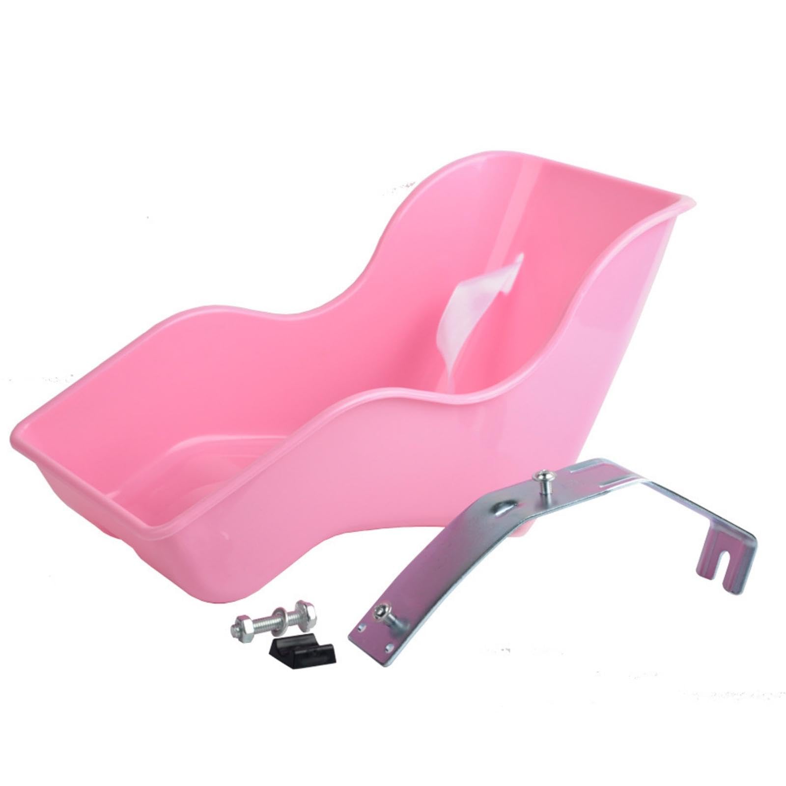 Cycle Doll Seat Rose-Hued Two-Wheeler Doll Seat Molded for Kids-image-21