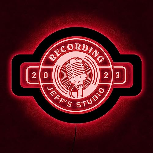 souleather Custom Recording Neon Sign, Recording Light Sign, Recording Neon Sign, Personalized Studio Sign, Recording Led Sign, Music Studio Decor