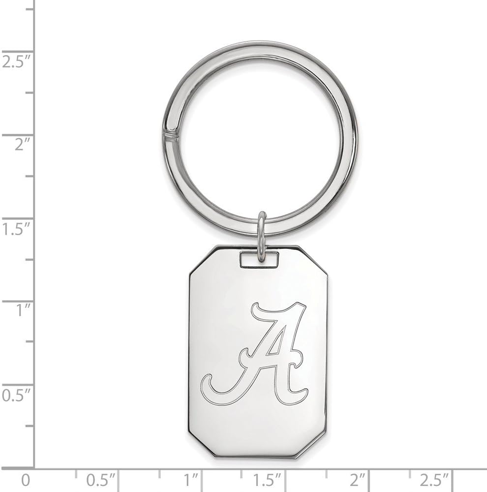 Alabama Key Chain (Sterling Silver)