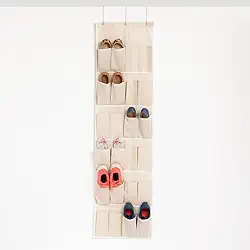 Sapateira de Pendurar Atras da Porta (Off, 24 Divisórias)