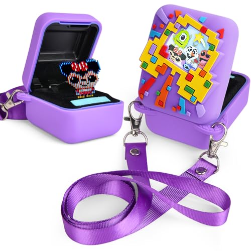 OSDUE Proteção de silicone para Bitzee Digital Pet, capas protetoras de EVA anti-pó com cordão Cover, capas de silicone impermeáveis anti-quedas para animais de estimação virtuais digitais Bitzees e