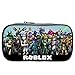 Estuche de lápices Roblox, JPYH Roblox Estuches Escolares, Estuche de Lápices Multifuncional 3D Impresión Bolsa de Lápiz Estuches Bolsa Almacenamiento de Papelería de Gran Capacidad Adecuado