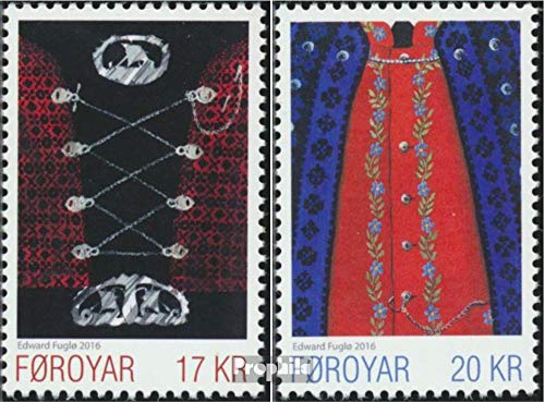 Prophila Collection Dinamarca - Islas Feroe 864-865 (Completa.edición.) 2016 Costume National (Sellos...