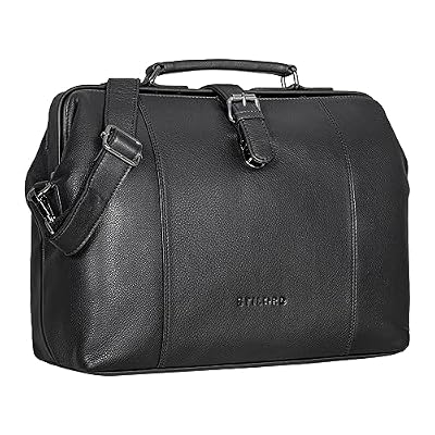 STILORD "Johannes" Borsa Medico Vintage in Pelle - Viaggio Retrò, da Casa con Chiusura Antica Colore:nero