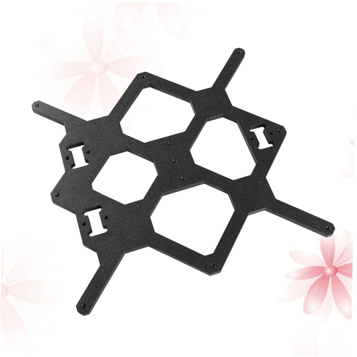 1satz Drucker Zubehörset Für Prusa Y-achse Heizbett Unterstützungsplatte Lmuu Klammer Kit Schwarz Leicht Glatt Und Anodisiert Für Optimale Benutzererfahrung