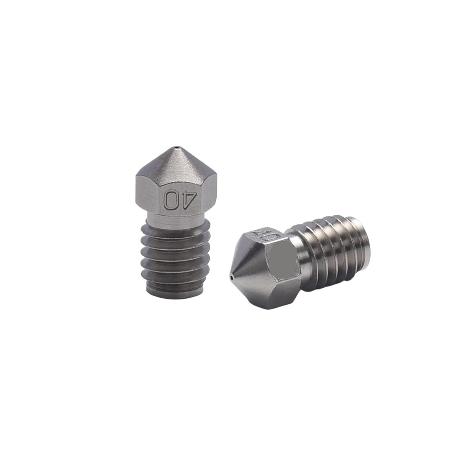 CHT MOS Messingdüse 0, 4 mm M6, kompatibel mit BIGTREETECH | 3D-Drucker-Düse für 1,75-mm-Filament, M6x1-Gewinde, 12,5 mm Höhe, für 6-mm-Schlüssel(3pcs)