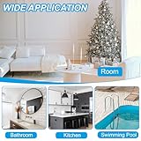 PATIKIL Caulk Tape 0.9" x 10.5 Ft, Self Adhesive Sealing Tape Waterproof Toilet Tub Caulk Sealant Strip Sealing Trim for Kitchen Bathroom Toilet Bathtub Sink Countertop, Brown - Image 7