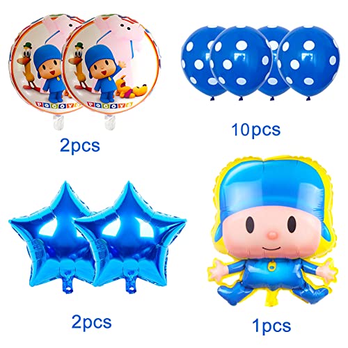 15PCS Pocoyo Decorazione di Compleanno per