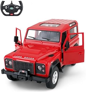 Rastar Radio Remote Control 1/14 Scale Land Rover Denfender Licensed RC Model Car (Red)