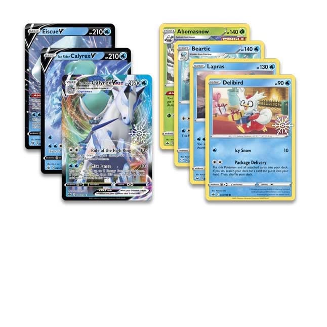 pokémon holiday calendar 2022 card list Titan Cards Pokemon Holiday Calendar 2022 Special Snowflake Promo Cards  (Pack of 8) Toploader : Amazon.co.uk: Toys & Games