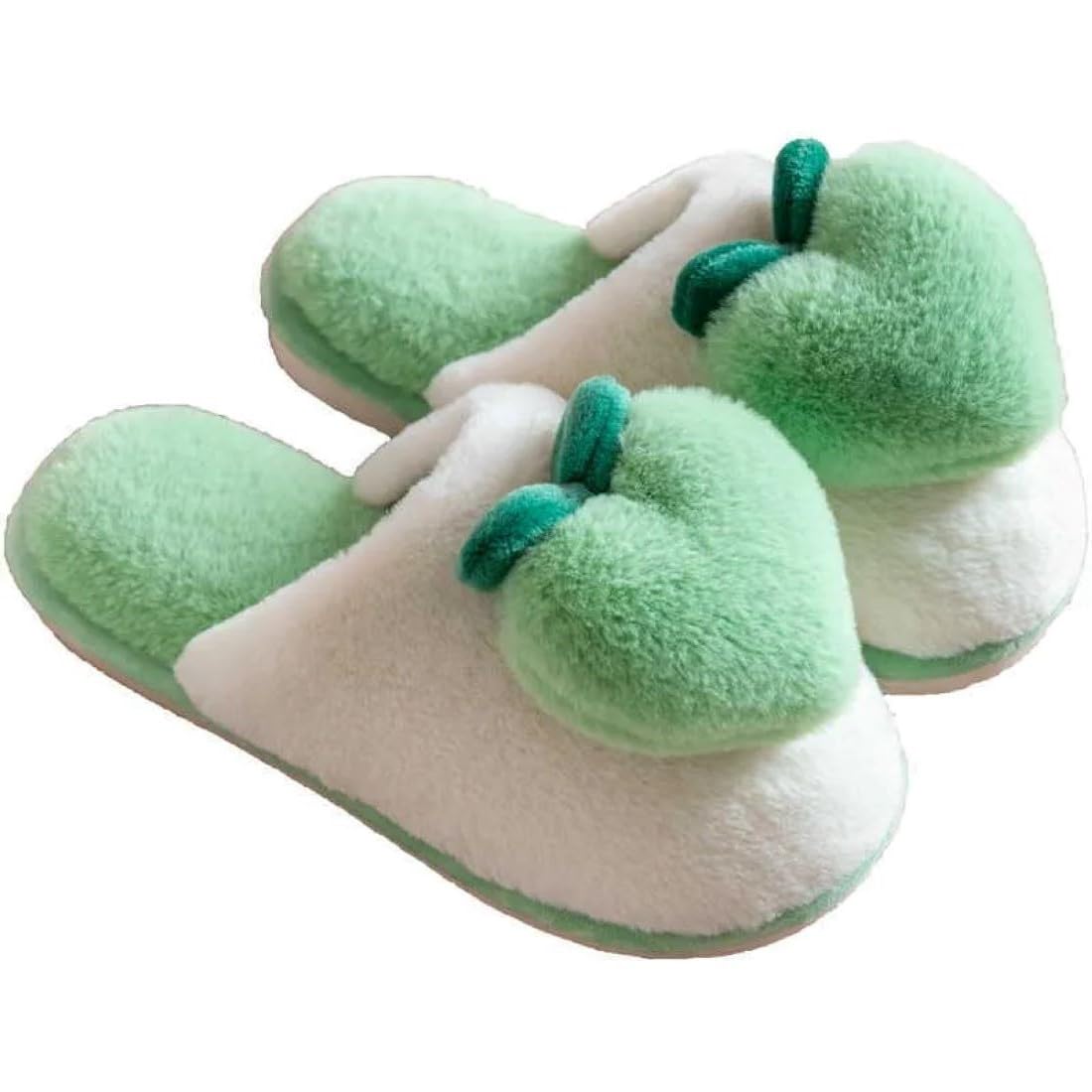 Adorazone Unisex Peach Theme Fur lined Home Slippers (Green, 5) (B0CLP292TH) Amazon Price History, Amazon Price Tracker