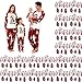 Family Christmas 𝙋𝙖𝙟𝙖mas Matching Sets 2026 Fashion Cute Alphabet Xmas 𝙋𝙟s Sets Matching Holiday 𝙎𝙡eepwear A