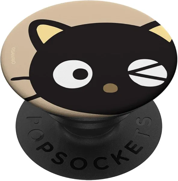 Chococat Winking Face PopSockets Stand for Smartphones and Tablets PopSockets Adhesive PopGrip