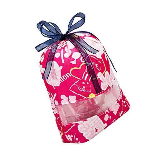 Hunpta@ makeup bag ，Prints Transparent Cosmetic Bag Beauty Makeup Cotton Cloth Organizer