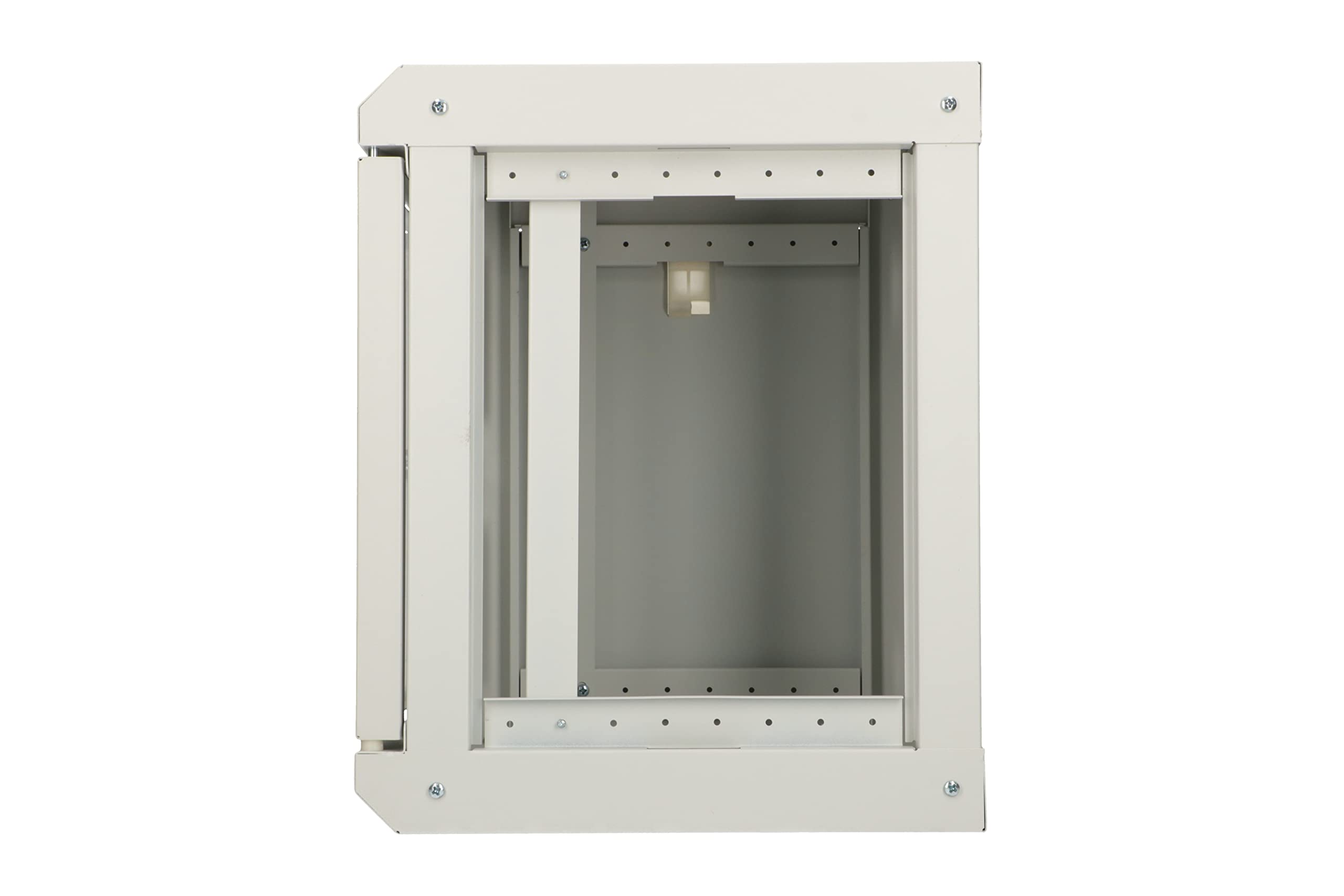 Extralink 6U 10", Gris Armoire Rack, Mur ou Debout, Montage 19', Cadre Auto-assemblée, Panneau latéral Amovible
