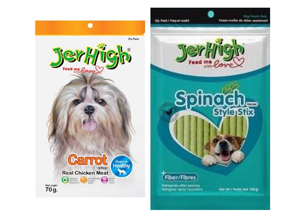 Jerhigh DogsNCats Real Chicken Food Treat Stick Spinach 100g + Carrot 70g 2 Pack Combo Set for Dogs (B09RH6PD1H) Amazon Price History, Amazon Price Tracker