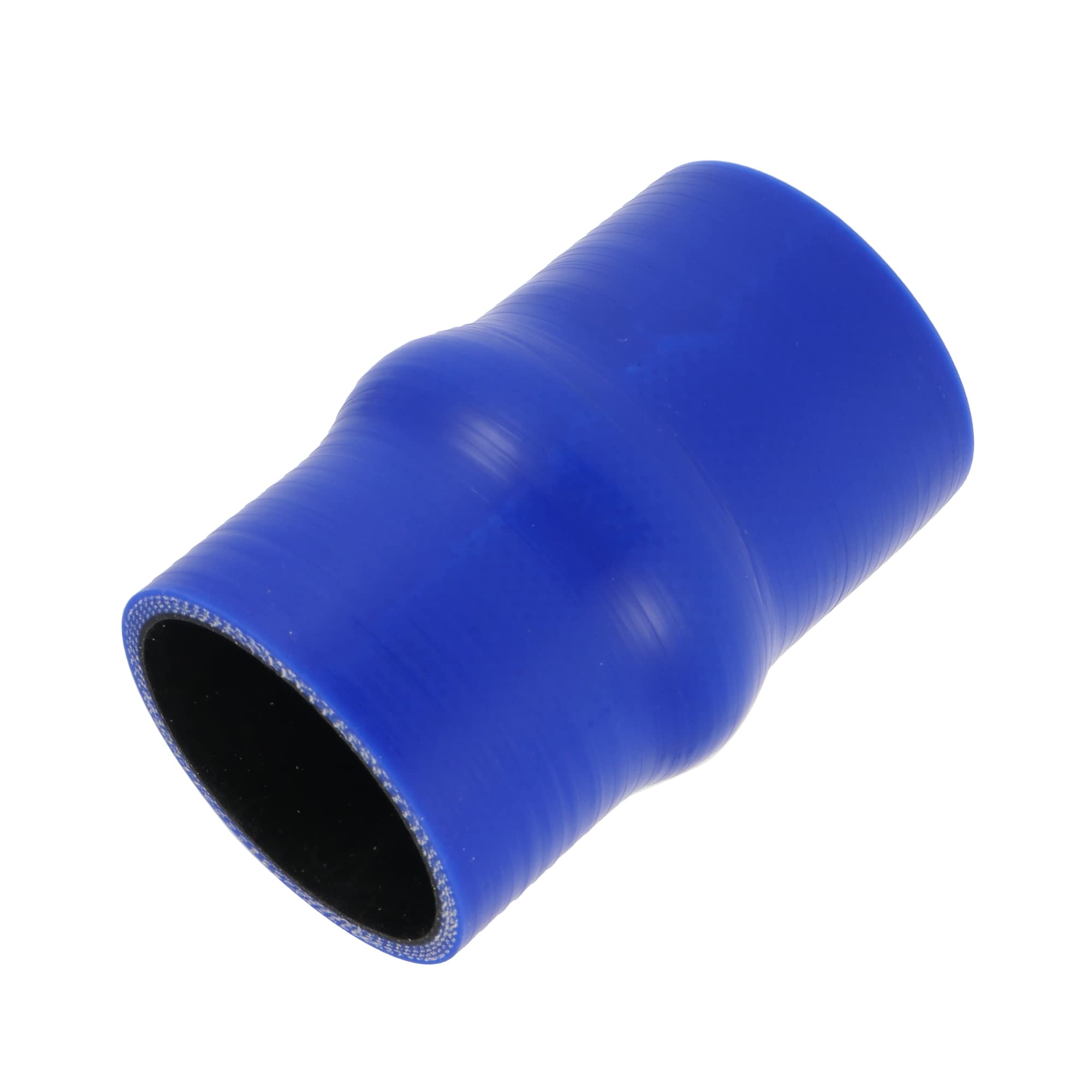 X AUTOHAUX Tubo Silicone Per Intercooler A Gobba Dritta 100x54mm Blu - Universale Per Auto
